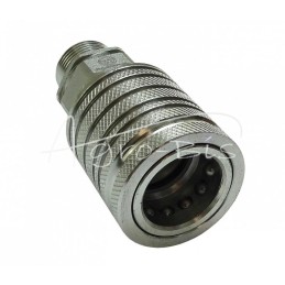 Hidraulinės greitos jungties lizdas M22x1.5 išorinis sriegis EURO PUSH-PULL HYDRAL - HP101L1522PH