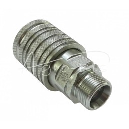 Hidraulinės greitos jungties lizdas M22x1.5 išorinis sriegis EURO PUSH-PULL HYDRAL - HP101L1522PH