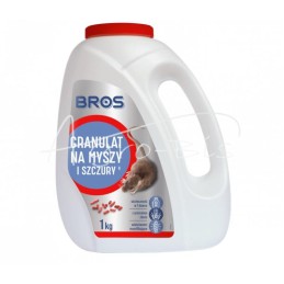 Granuliuota priemonė nuo pelių ir žiurkių nuodų 1 kg Bros - 1770B