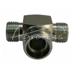 Hidraulinė jungtis – trišakis M18x1.5 - M22x1.5 - M18x1.5 12L/15L/12L - HS11