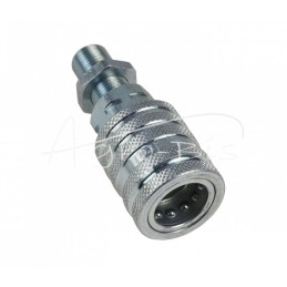 Hidraulinės greitos jungties lizdas ilgas M18x1.5 išorinis sriegis EURO PUSH-PULL HYDRAL PREMIUM - HP101N1218LPH