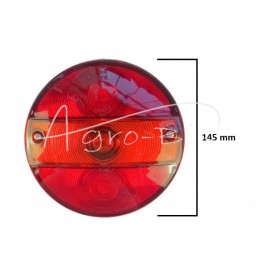 Dešinysis galinis kombinuotas žibintas W19P 12/24V lemputė - W19P