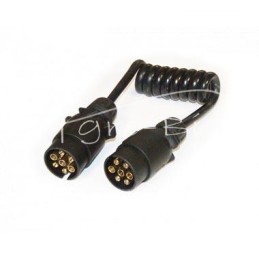 1 m spiralinis kabelis su kištukais - JH021