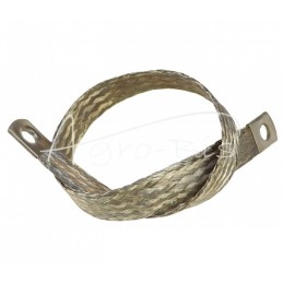 Įžeminimo vielos tinklas FI-8mm ilgio 420mm vario pynimas universalus nikeliuotas aukščiausios kokybės ELMOT - PM420PEL