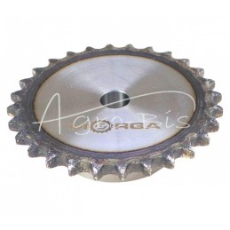 Grūdinto grandinės žvaigriovelis su flanšu, stebule 08B-1 Z-28 išorinis skersmuo - 118,3 mm MORGA - S08B128M