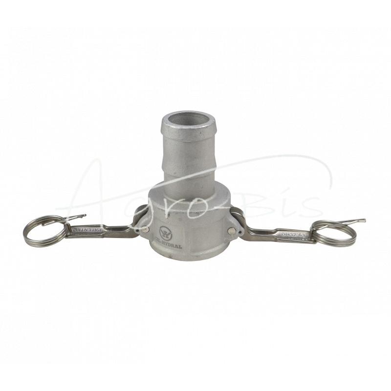 Camlock jungties greito prijungimo lizdas, C tipo, aliuminis, 1 1/2" x 38 mm, PZL HYDRAL - ZCC38H