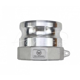 „Camlock“ jungties greito prijungimo kištukas, A tipo, aliuminis, 3" x 76 mm, PZL HYDRAL - ZCA76H