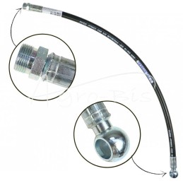 Hidraulinė žarna 330 bar išorinis sriegis M22x1.5 tiesi / su kilpele RNR P01 3/8 L-760mm DN10-2SN - AO-10-760/2SNH