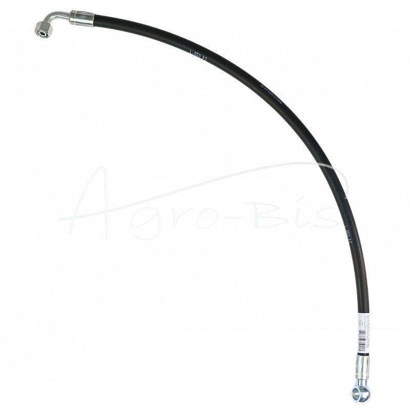 Hidraulinė žarna DN10 330bar alkūnė DKOL 90 DN10 M18X1.5 12L / kilpa RNM DN10 D18 L-850mm DN10-2SN PZL-HYDRAL - KO-10-850/2SNH