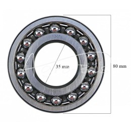 Savaime išsilyginantis rutulinis guolis 1307 K ZVL - 1307 K ZVL