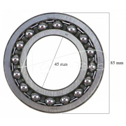 Savaime išsilyginantis rutulinis guolis 1209 K FŁT Kraśnik 235956 - 1209 K FŁT
