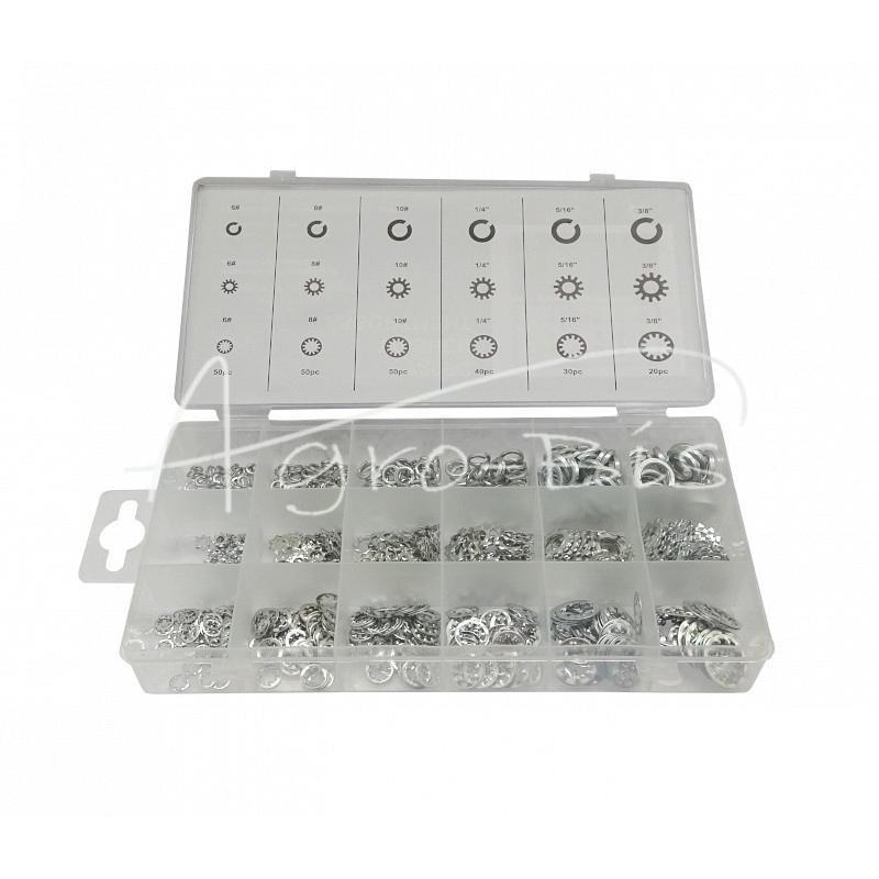 720 įvairių tipų ir dydžių poveržlių rinkinys - 50021240