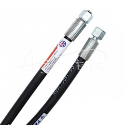 Hidraulinė žarna 400 barų sriegis M14x1.5 tiesi L-1500mm DN06-2SN 40MPa PZL HYDRAL - AA-06-1500/2SNH