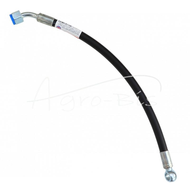 Hidraulinė žarna DN10 330 barų alkūnė DKOL 45 DN13 M22X1.5 12L / kilpa RNM P01 DN13 D16, L-520mm DN10-2SN PZL-HYDRAL - KO-13-520