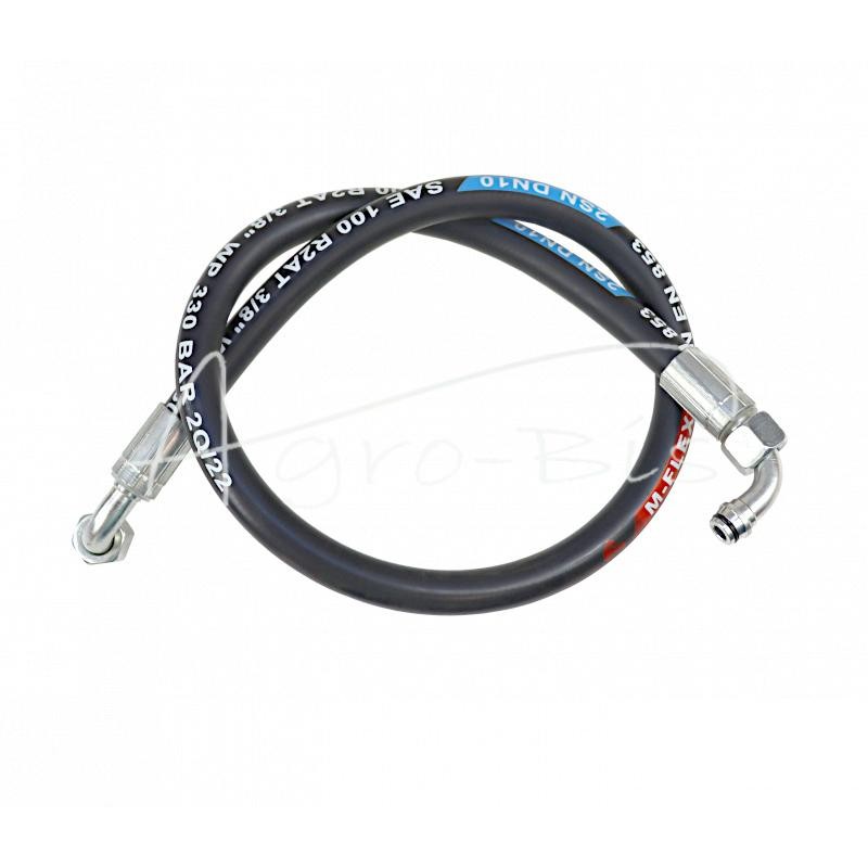 Hidraulinė žarna DN10 330bar alkūnė DKOL 90 DN10 M18X1.5 12L / alkūnė DKOL 90 DN10 M18X1.5 12L, L-890mm DN10-2SN PZL-HYDRAL - KK