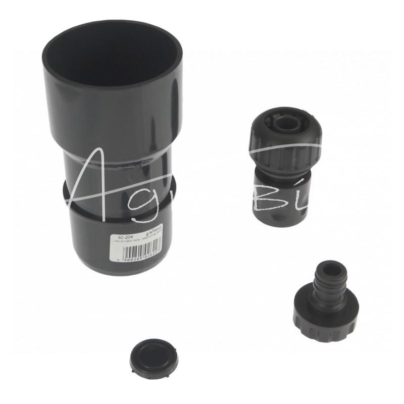 Lietaus vandens surinktuvas 63 mm grafitas - 60-204