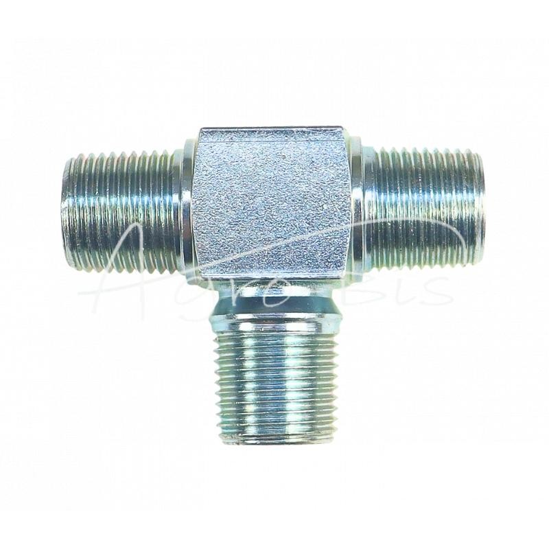 Jungtis - hidraulinė jungtis - 3/8" NPTF trišakis - HS23