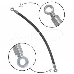 Hidraulinė žarna 330 barų tinklelis DN10 D18 / tinklelis RNR P01 3/8 DN10 L-550mm DN10-2SN PZL-HYDRAL - OO-10-550/2SN