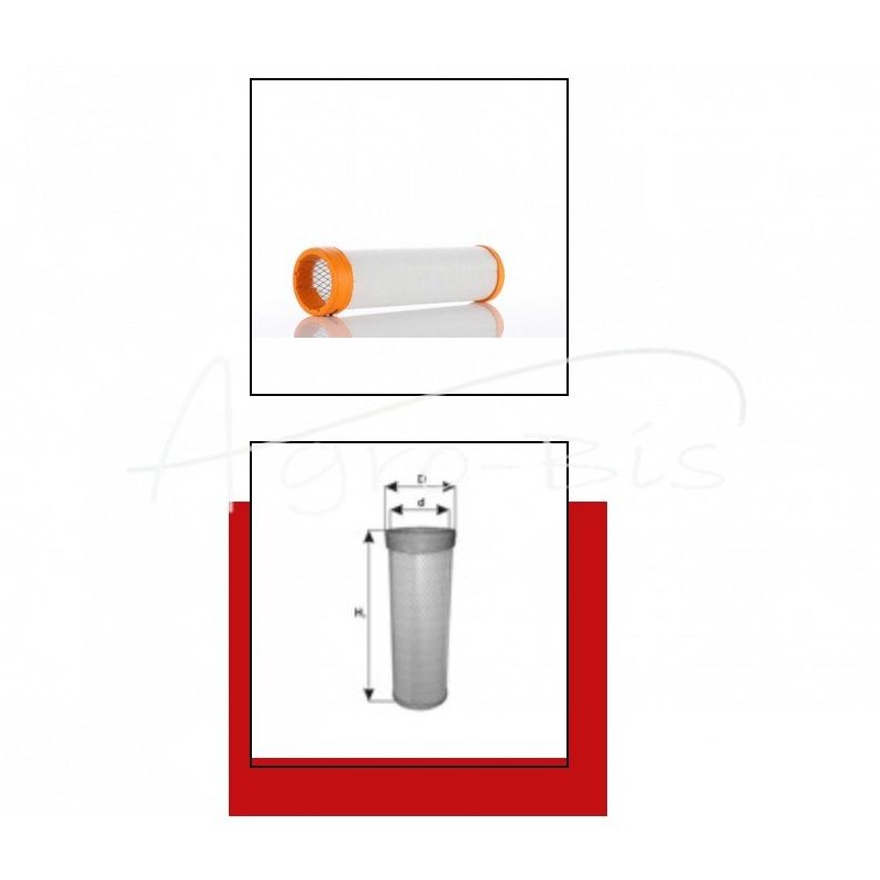 Oro filtro elementas Case, Fiat, John Deere - WA41-1400