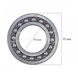 Savaime išsilyginantis rutulinis guolis 1209 FŁT Kraśnik - 1209 FŁT