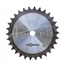 Grūdinto grandinės žvaigrio disko 10B-1 Z-30 išorinis skersmuo 158,8 mm MORGA - T10B130M