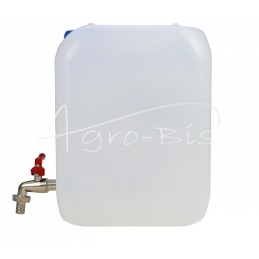 Vertikalus 10 l plastikinis vandens bakelis su metaliniu čiaupu - KW10L