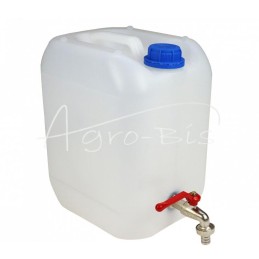 Vertikalus 10 l plastikinis vandens bakelis su metaliniu čiaupu - KW10L