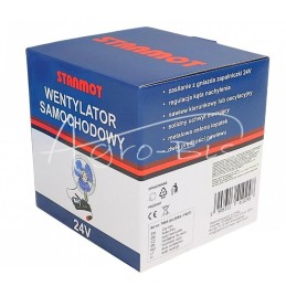 24 V elektrinis ventiliatorius su spaustuku - WNT03/24V