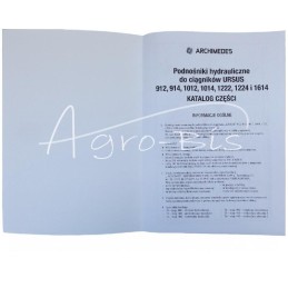 Hidraulinių keltuvų 912, 914, 1012, 1014, 1222 Ursus C-385 dalių katalogas - KC-PH