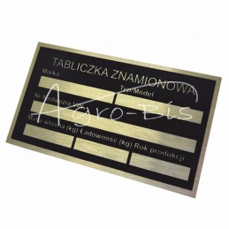 Aliuminio vardinė lentelė 50652130 Universal - HAN00713