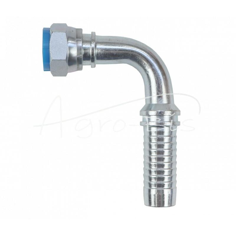 Metrinis kampinis užspaudžiamas antgalis, vidinis sriegis DKOL 90° DN25 22L M30x2 HYDRAL - DKOL90DN25M30x2SH