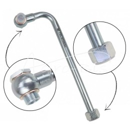 90 laipsnių kampu išlenktas FI-15 vamzdis su 18 mm kilpa, ilgis 300 mm HYDRAL - L-300.15KH 90