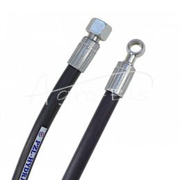 Hidraulinė žarna DN08 350bar vidinis sriegis M18x1.5 tiesi / su kilpele RNM DN08 D12, L-950mm DN08-2SN PZL-HYDRAL - AO-08-950/2S