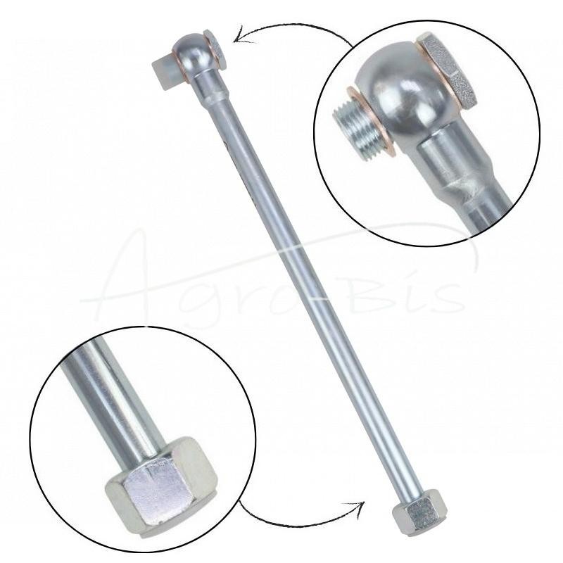 Tiesus vamzdis FI-15 su 18 mm kilpa, ilgis 300 mm HYDRAL - L-300.15PH