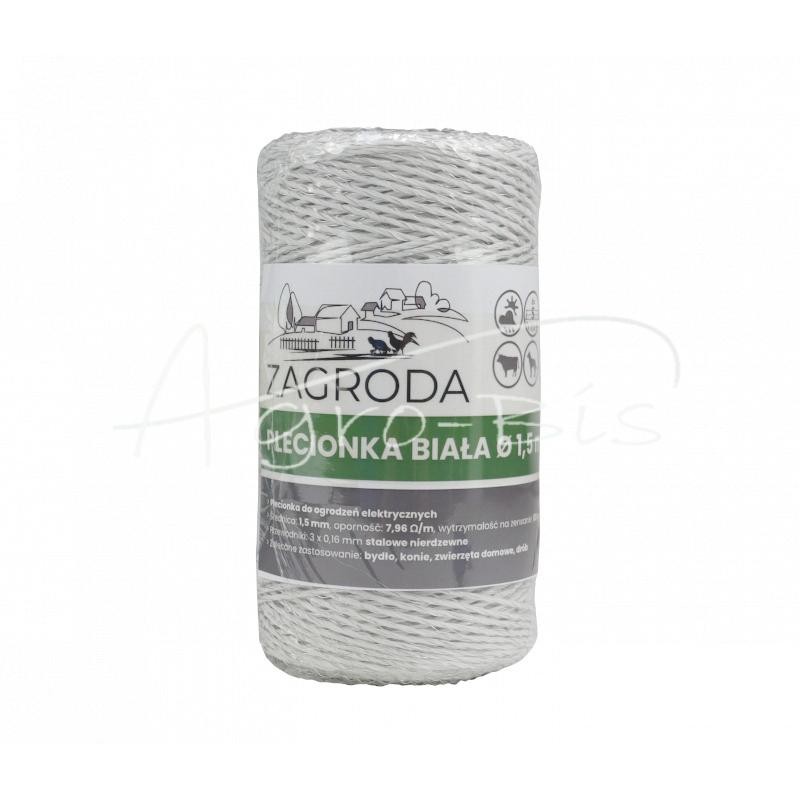 Elektrinės tvoros pynimas, piemenų tvora 3 x 0,16 mm, atspari UV spinduliams, 250 m TVOROS - PLE250SZA