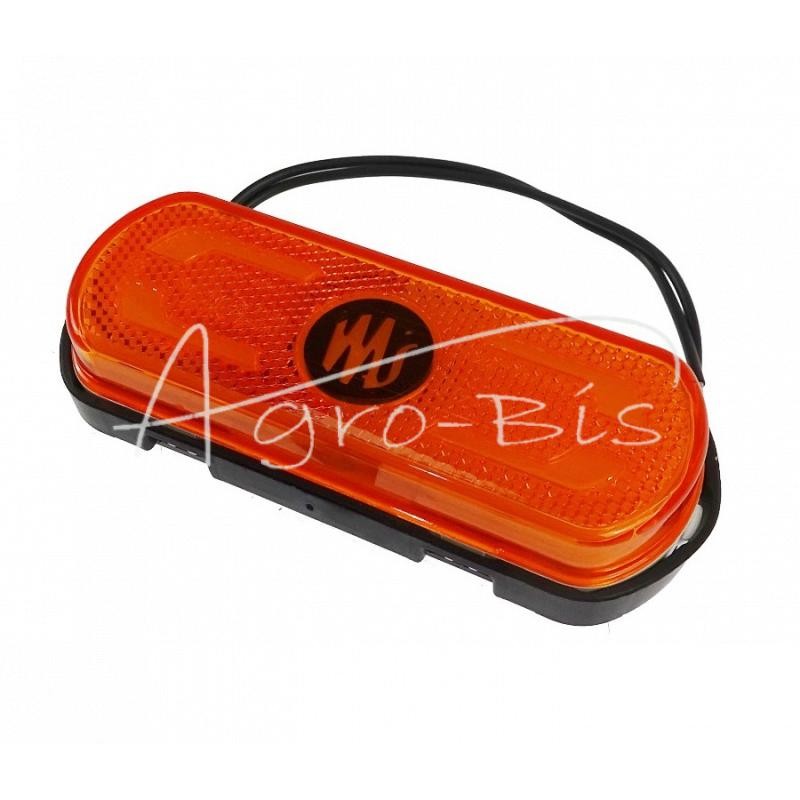 W240 12V/24V LED kombinuotas žibintas su šviesos projektavimo ant žemės funkcija, automobilio kontūras, atsparus vandeniui, šoni