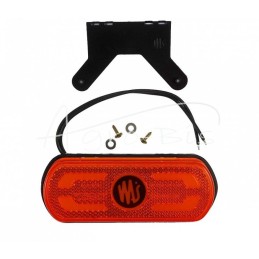 W240 12V/24V LED kombinuotas žibintas su šviesos projektavimo ant žemės funkcija, automobilio kontūras, atsparus vandeniui, šoni