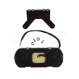 W240 12V/24V LED kombinuotas žibintas su šviesos projektavimo ant žemės funkcija, automobilio kontūras, atsparus vandeniui, šoni