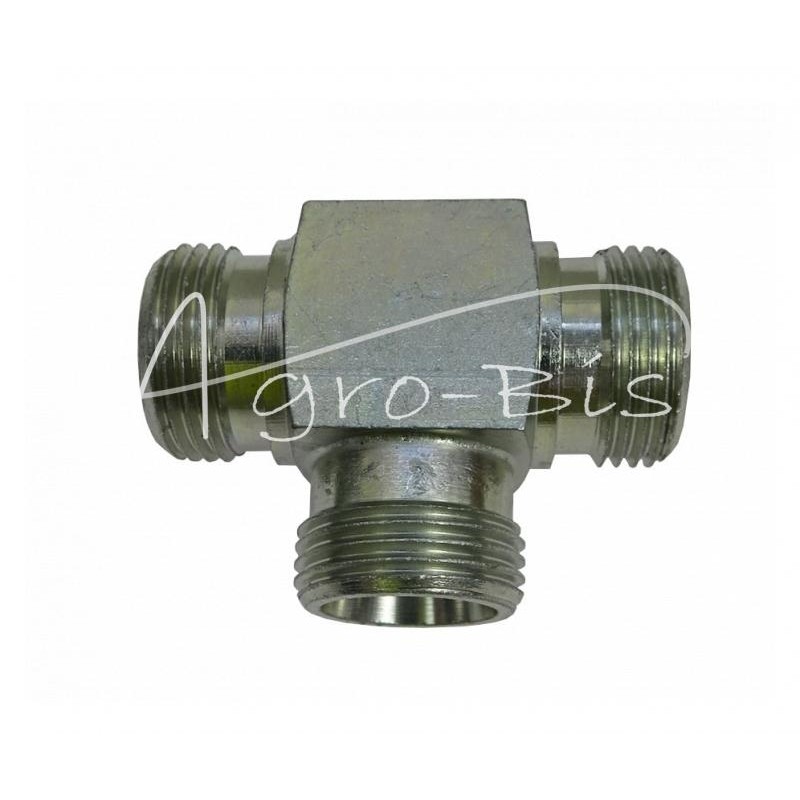 Hidraulinės jungties jungtis – trišakis M27x2 18L - HS38