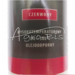 Aukštos temperatūros silikoninis kasetė, 310 ml, nuo -65°C iki +260°C, raudona CX-80 - 300C
