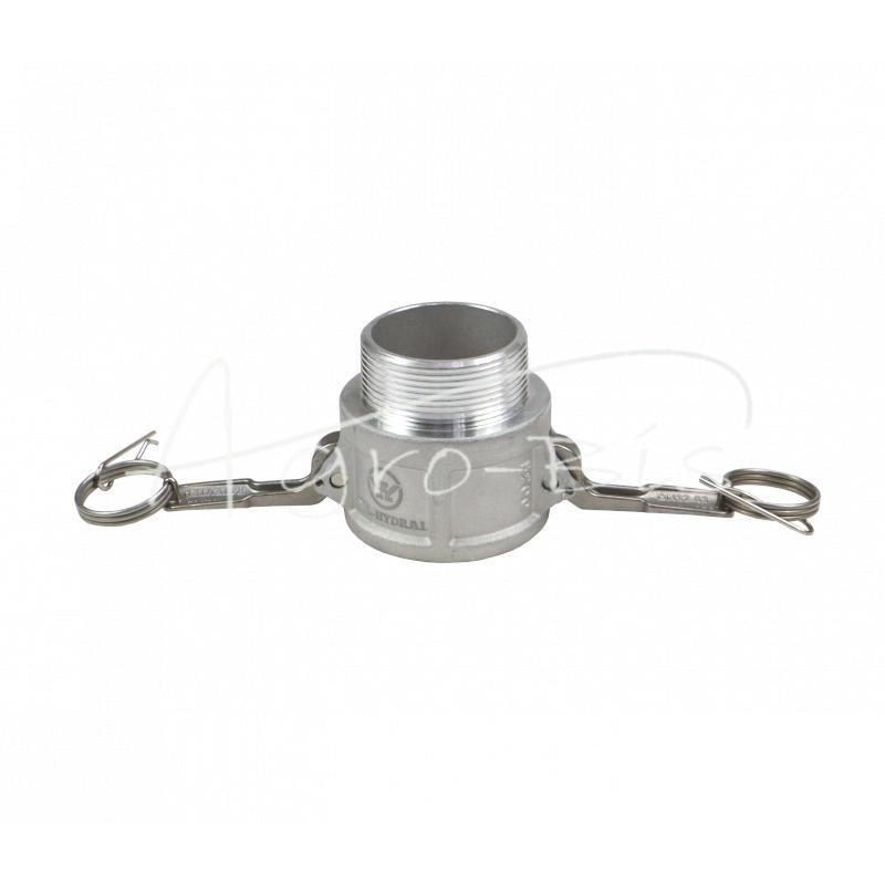 „Camlock“ jungties lizdas, B tipo, aliuminis, 2" x 50 mm, PZL HYDRAL - ZCB50H