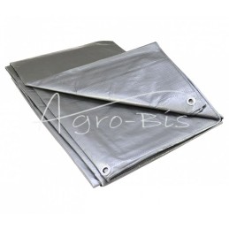 Brezentas 3x5m sidabro spalvos, svoris 130g/m2, storis MOTORRA - PLA3x5S