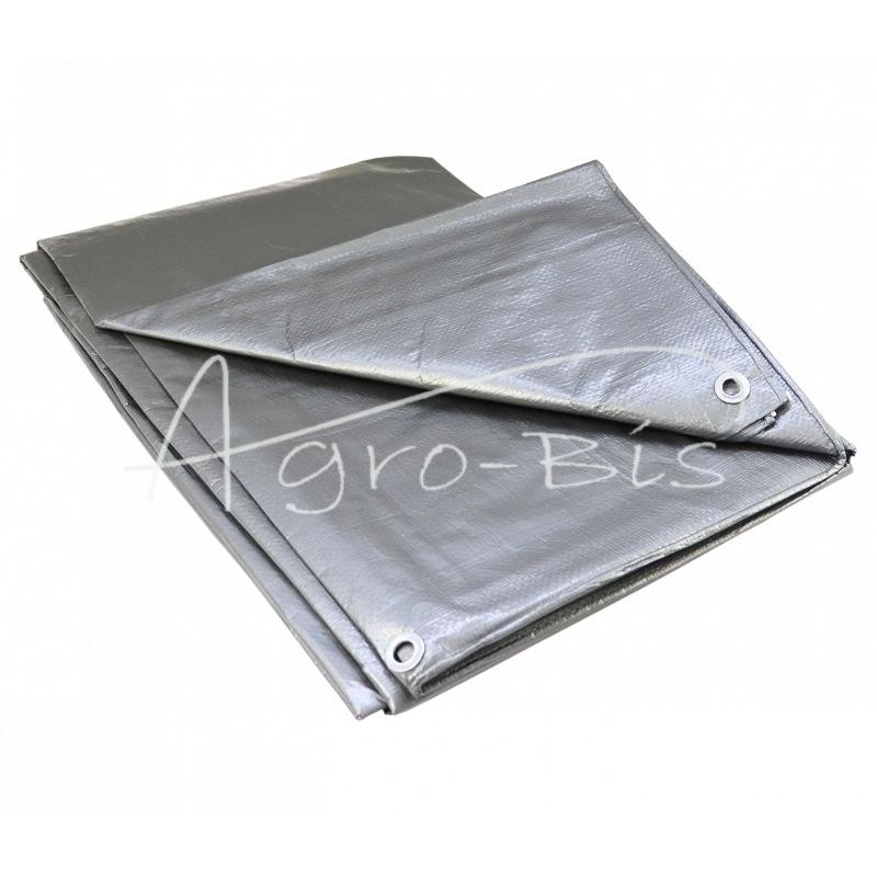 Brezentas 3x5m sidabro spalvos, svoris 130g/m2, storis MOTORRA - PLA3x5S