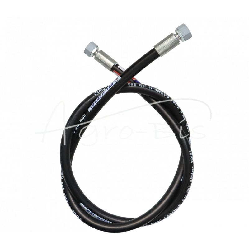 Hidraulinė žarna 350 barų sriegis M16x1.5 tiesi L-1500mm DN08-2SN 35MPa PZL HYDRAL - AA-08-1500/2SNH