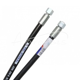 Hidraulinė žarna 350 barų sriegis M16x1.5 tiesi L-1500mm DN08-2SN 35MPa PZL HYDRAL - AA-08-1500/2SNH