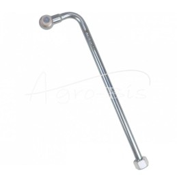 90 laipsnių kampu lenktas vamzdis Fi-15 su 18 mm kilpa, ilgis 400 mm HYDRAL - L-400.15PH 90