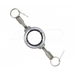 „Camlock“ jungties lizdas, D tipo, aliuminis, 2" x 50 mm, PZL HYDRAL - ZCD50H