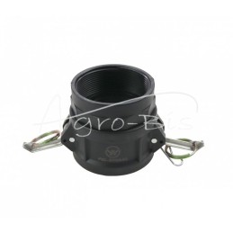 Camlock jungties lizdas, D tipo, polipropilenas, PP, 2 1/2" x 63 mm, PZL HYDRAL - ZCPD63H