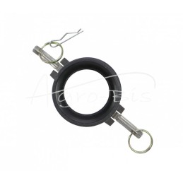 Camlock jungties lizdas, D tipo, polipropilenas, PP, 2 1/2" x 63 mm, PZL HYDRAL - ZCPD63H