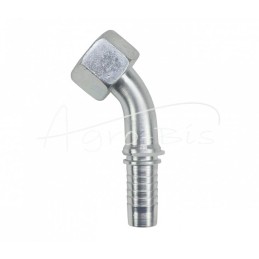 Hidraulinis antgalis ORFS 45° DN20 1 3/16 - 12 CATERPILLAR Premium HYDRAL - ORFS45DN20G1.3/16H